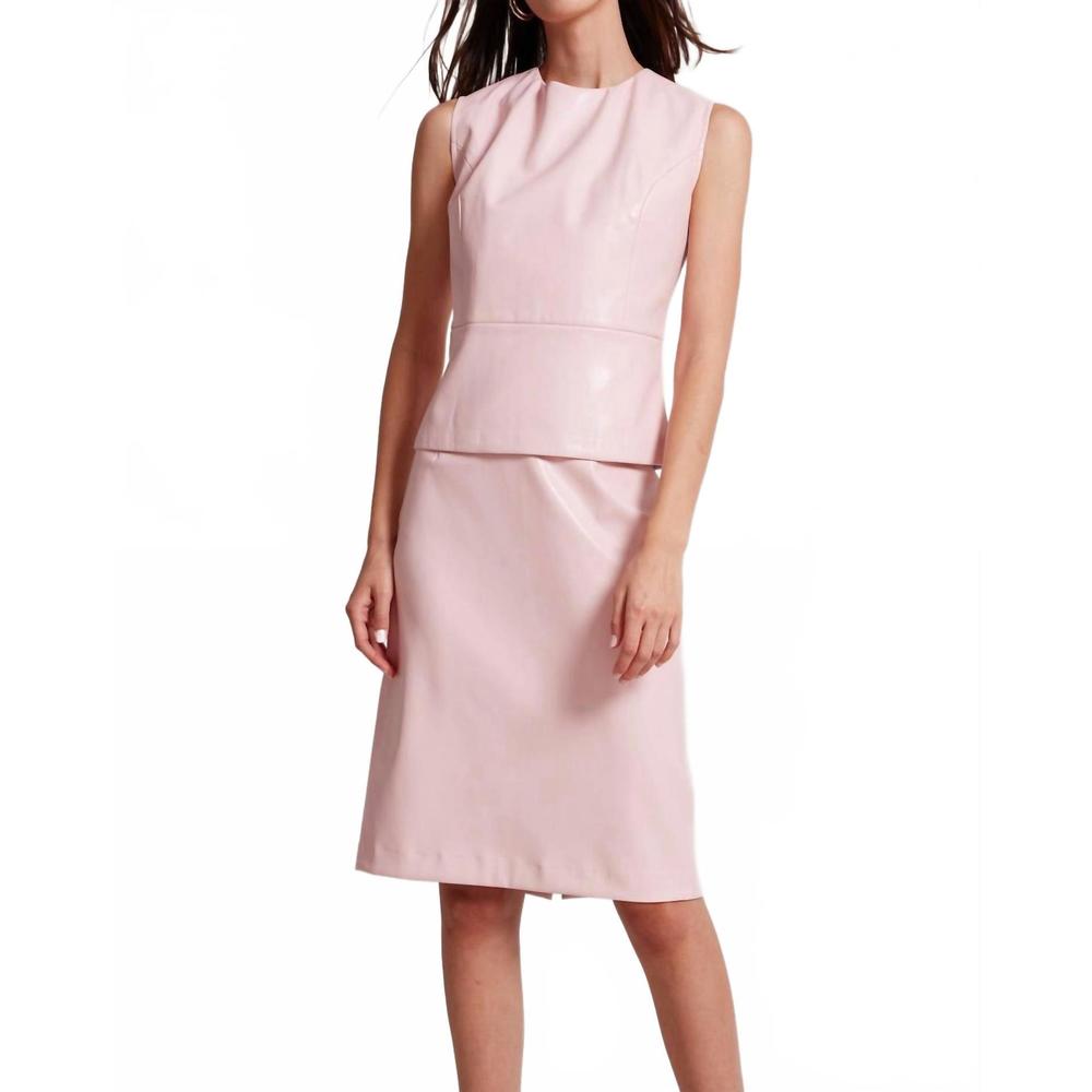 NEW ADROIT ATELIER reign sleeveless top in soft pink